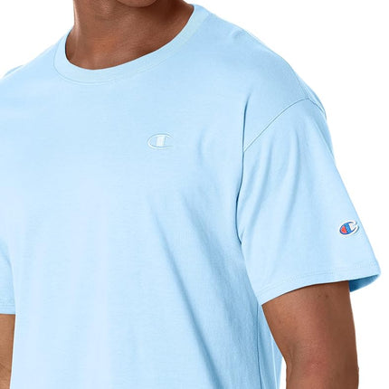 Champion mensT0223Classic Jersey T-Shirt Short Sleeve Shirt - Blue - Large