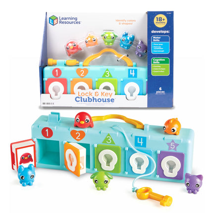 Learning Resources Lock & Key Clubhouse, Ages 18 M