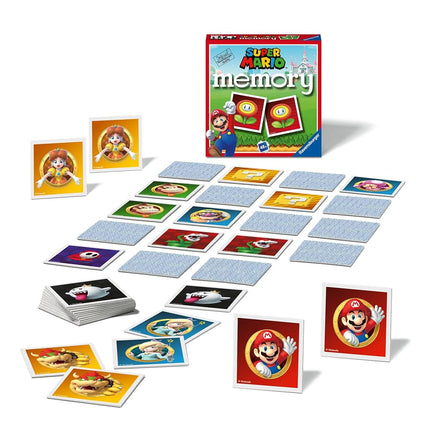 Ravensburger Super Mario Mini Memory Game for Kids Age 3 Years and Up – Matching Pairs Card Game with 48 Picture Cards, Preschool Learning Toy, Family Travel Game, Educational Game for Boys & Girls