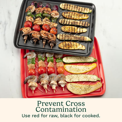 Cuisinart Grilling Prep and Serve Melamine Trays - Large - CPK-210 (Pack of 2)