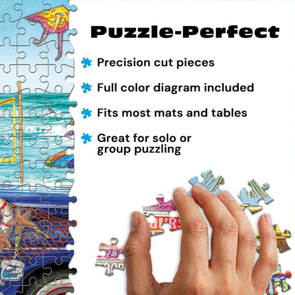 Buffalo Games - Aimee Stewart Beach Vacation - 1000 Piece Puzzle for Adults