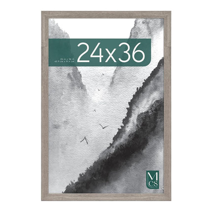 MCS Museum Poster Frame 24x36 Barnwood, Vertical &