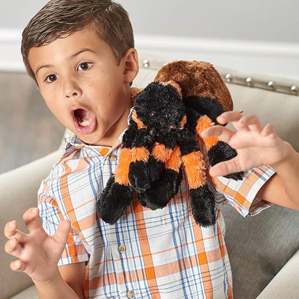 Wild Republic Cuddlekins Tarantula, Stuffed Animal, Plush Toy, Gifts for Kids, 12"