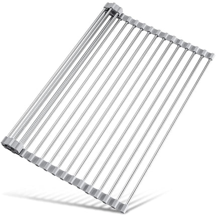 Tomorotec Roll Up Dish Drying Rack Over Sink, 304 