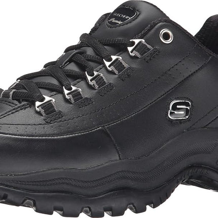 Skechers Sport Women's Premium Sneaker, Black, 7.5 EE - Extra Wide