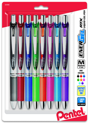 EnerGel RTX Retractable Liquid Gel Pen Medium Line