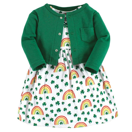 Hudson Baby Baby Girls' Cotton Dress and Cardigan 