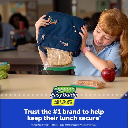 Ziploc Sandwich Bags with New Grip 'n Seal Technology, 90 Count