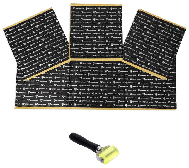 Rockville Rockmat RM12-B 12 Sq Ft Sound Dampening/