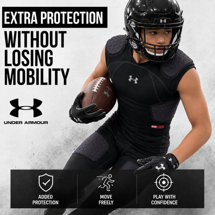 Gameday Armour Pro 5-Pad Top Youth Black S