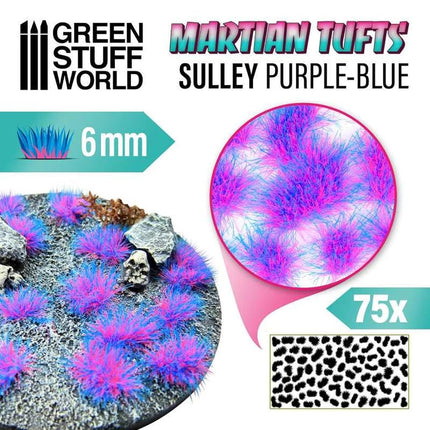 Green Stuff World Martian Tufts - Sully Purple Blue