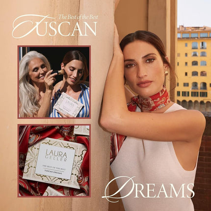 LAURA GELLER NEW YORK The Best of the Best Baked Starter Palette - Tuscan Dreams - Full Size - Includes Bronzer, Blush, Highlighter and 6 Eyeshadows - Travel-Friendly