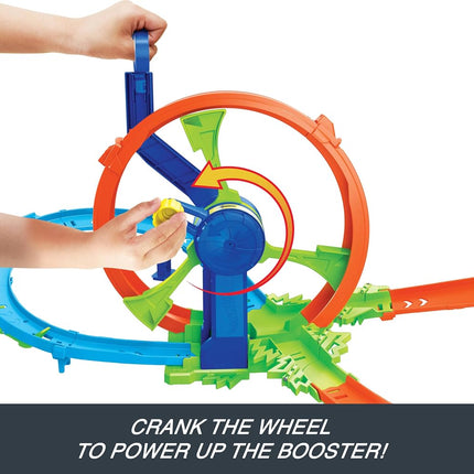 Hot Wheels Rapid Launch & Loop Track Set & Toy Car