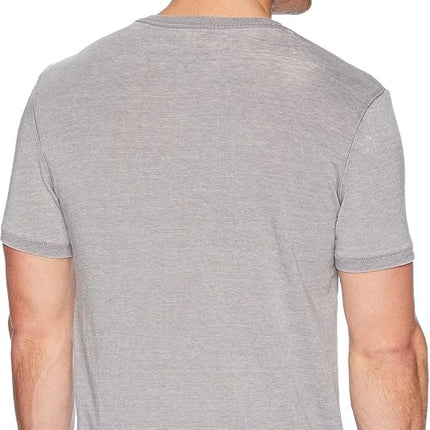 Lucky Brand Men's Venice Burnout V Neck Tee, Frost Grey, XXL