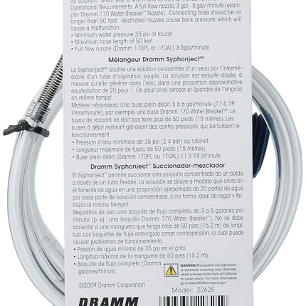 Dramm 22625 Syphonject Siphon Mixer with External Check Valve