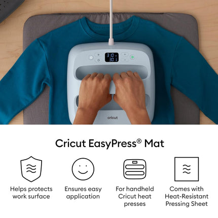 Cricut EasyPress® Mat + Heat-Resistant Pressing Sheet, 12 in x 16 in