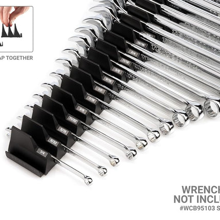 TEKTON 80-Tool Modular Slotted Organizer Set (Black) | OTM92180