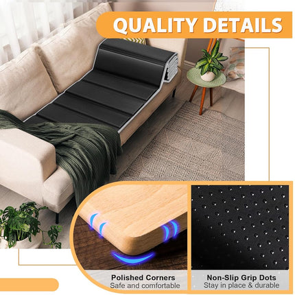 LAVEVE Planche de Soutien Robuste pour Coussins de Canapé Affaissés, 21.5''x48'' en Bois Massif Extra Épais à Insérer sous le Canapé avec Points Antidérapants, Répare les Ressorts de Canapé Affaissés et Remplace les Coussins Usés