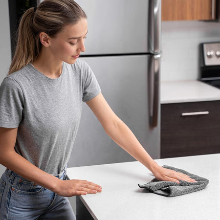 Nano Towels Life Miracle - Amazing Eco Fabric that Cleans Virtually Any Surface with Only Water. No More Paper Towels Or Toxic Chemicals. (Teal)