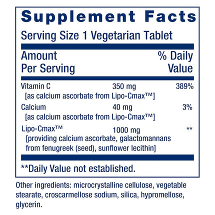 Life Extension Vitamin C 24-Hour Liposomal Hydrogel Formula – Vitamin C Benefits That Last 24 Hours a Day – Non-GMO – Vegetarian – Gluten-Free – 60 Vegetarian Tablets