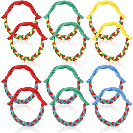 12 Pieces Cloth Chewy Necklace Sensory Fabric Chew