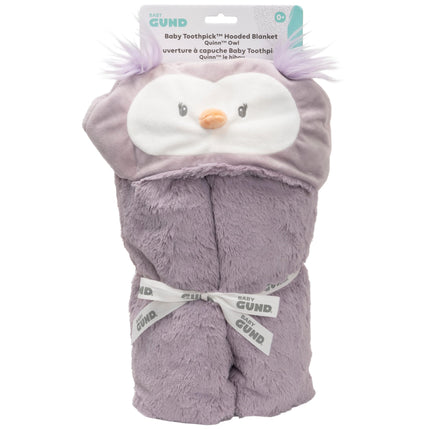 GUND Baby Lil’ Luvs Hooded Blanket, Quinn Owl, Ult