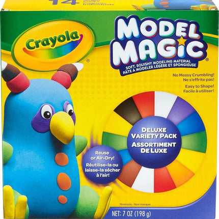 Crayola Model Magic Deluxe Variety Pack Air Dry Modelling Clay/Dough