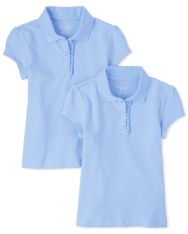 The Children's Place Girls' Short Sleeve Ruffle Pi