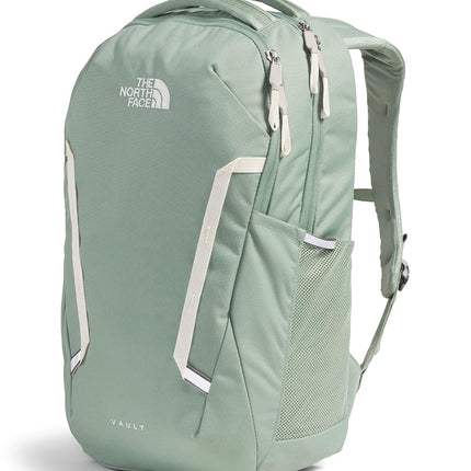 THE NORTH FACE Women's Vault Everyday Laptop Backpack | Water Repellent Commuter Travel Bag, Spacious Main Compartment, Slate Moss/White Dune, One Size, Vault Everyday Laptop Backpack | Commuter