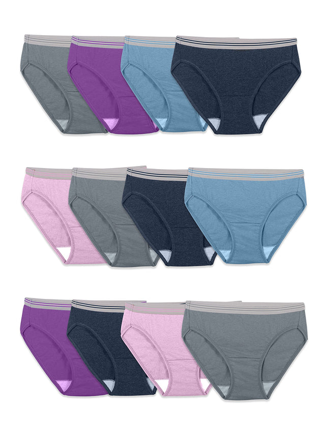 Fruit of the Loom Women's Tag Free Cotton Bikini P