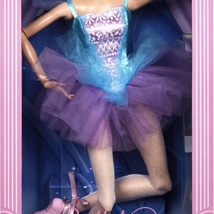 Barbie Signature Ballet Wishes Doll (Brunette, 12 in), Posable, Wearing Ballerina Costume, Tutu, Pointe Shoes & Tiara, Gift for 6 Year Olds and Up