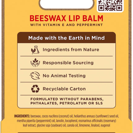 Burt's Bees - Moisturizing Lip Balm Strawberry - 0.15 oz.