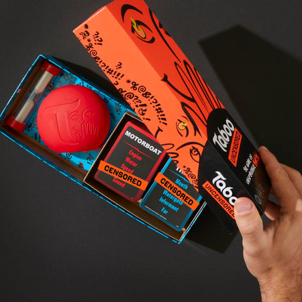 Hasbro Taboo Uncensored Board Game for Adults Only | Ages 17+ | 4+ Players | 20 Mins. Avg. | Hilarious NSFW Party Games for Adults