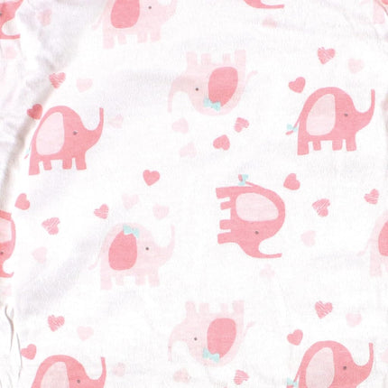 Luvable Friends Unisex Baby Fitted Changing Pad Cover, Girl Basic Elephant, One Size
