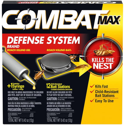 Combat Max Defense System Brand, Small Roach Killi