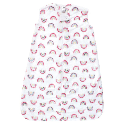Gigoteuse, Nid d'ange, Couverture sans manches en peluche Hudson Baby Unisexe Bébé Arc-en-ciel Moderne, 6-12 Mois