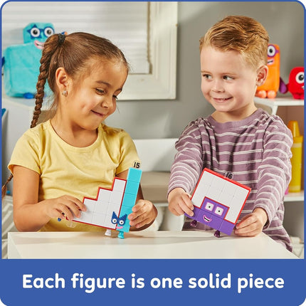 hand2mind Numberblocks Friends Fifteen and Sixteen Figure Pack, Number and Counting Toys for Toddlers, Play Figure Playsets, Small Figurines for Kids, Kindergarten Math and Pretend Play Toys