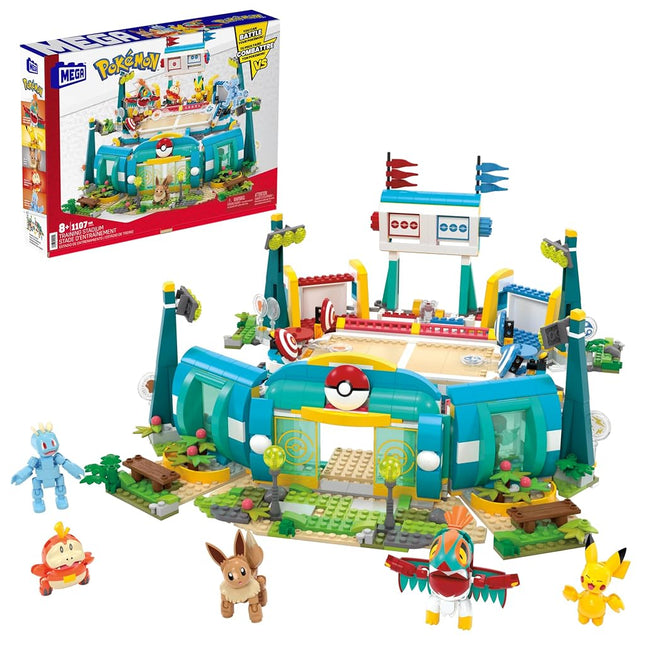 MEGA Pokémon Building Toys Set Training Stadium wi