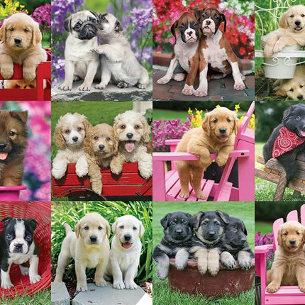 Ravensburger Puppy Pals 500 Piece Jigsaw Puzzle for Adults - 12000196 - Handcrafted Tooling, Made in Germany, Every Piece Fits Together Perfectly