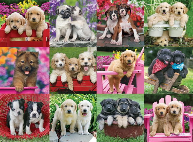 Ravensburger Puppy Pals 500 Piece Jigsaw Puzzle fo