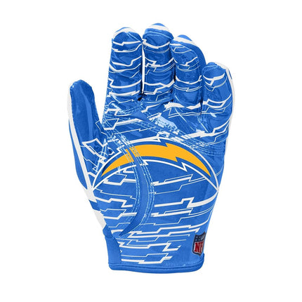 Wilson NFL Stretch Fit Football Gloves - Youth, Los Angeles Chargers