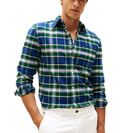 Tommy Hilfiger Mens Long Sleeve Oxford Shirts in R
