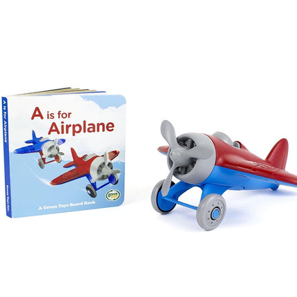 Avion et livre cartonné Green Toys