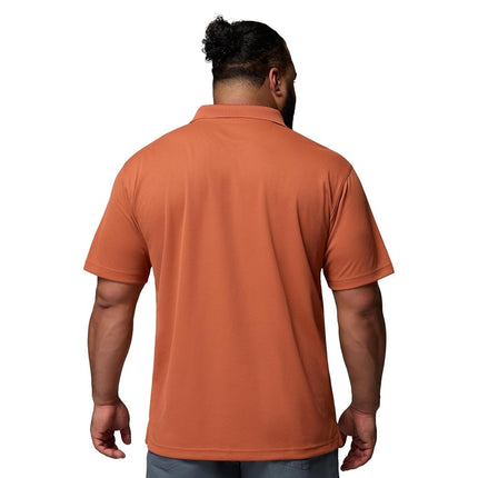Columbia Men's Utilizer Polo, Teak Brown, Large