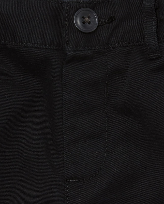The Children's Place Short chino extensible pour garçons, noir, 12-18 mois