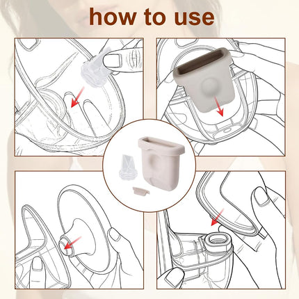 12pcs Breast Pump Parts for eufy, Includes 4 Silicone Diaphragms 4 Duckbill Valves & Nozzle Covers Accessories Kit Compatible with eufy S1 Pro/S1/E10/E20