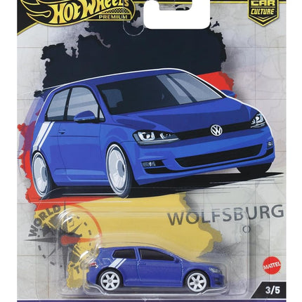 Hot Wheels Premium Volkswagen Golf MK7, Car Cultur