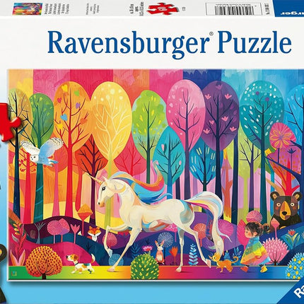 Ravensburger Fantastic Forest 35 Piece Jigsaw Puzzle – Kids Puzzle Age 4+, Unicorn & Animal Scene, Educational Toy for Children, Builds Problem-Solving, Hand-Eye Coordination & Concentration