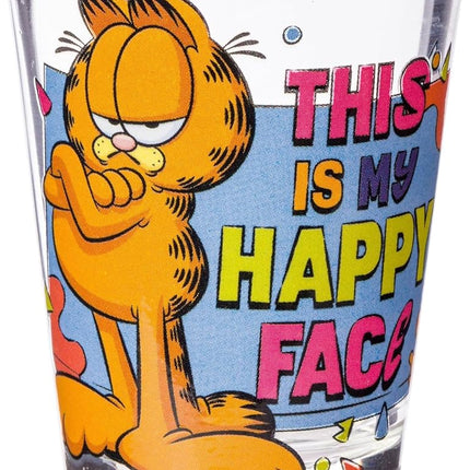 Silver Buffalo Garfield and Odie, 4 Pack Mini Glass Set, 1.5oz