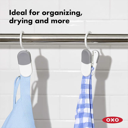 OXO Good Grips 3-Piece ClipHanger Set, White